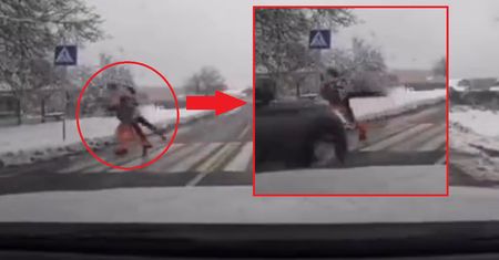 O włos od tragedii. "Anioł stróż" pojawił się na drodze