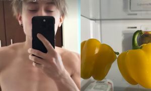 Katarzyna Zillmann pozuje TOPLESS i chwali się przy okazji, co zrobiła z paprykami z lodówki. Pomysłowo? (FOTO)