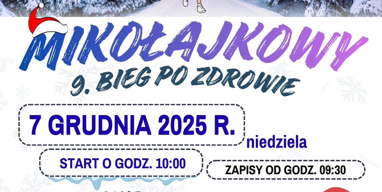Myszków: Mikołajkowy 9. Bieg po Zdrowie. Święto ruchu i radości