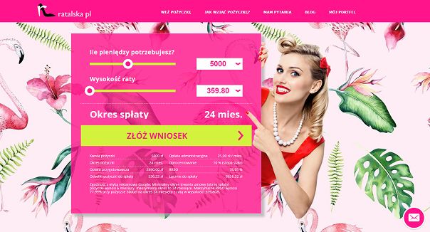 Asia Ratalska promuje platformę pożyczkową Ratalska.pl