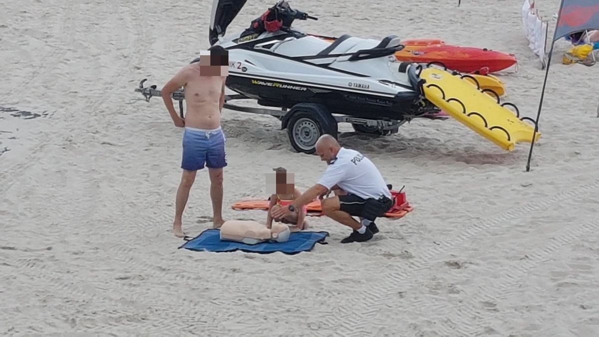 Dramat na plaży w Kołobrzegu