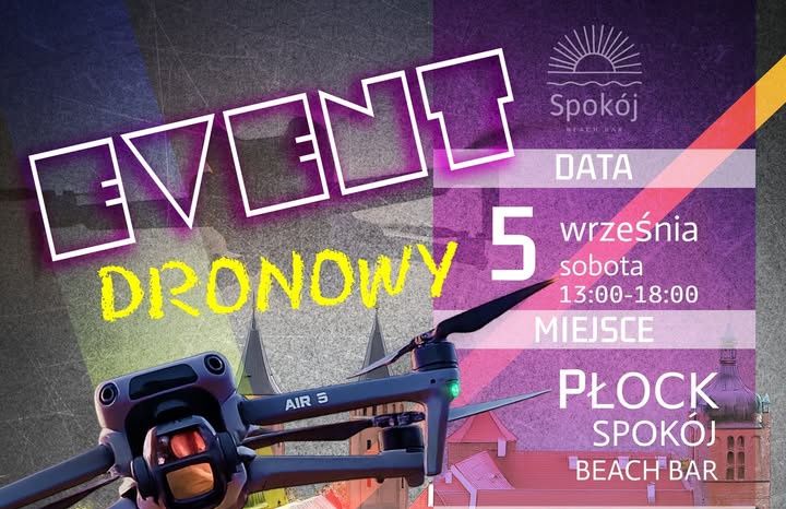 Drony opanują płocką plażę. Wyjątkowe wydarzenie już 5 września