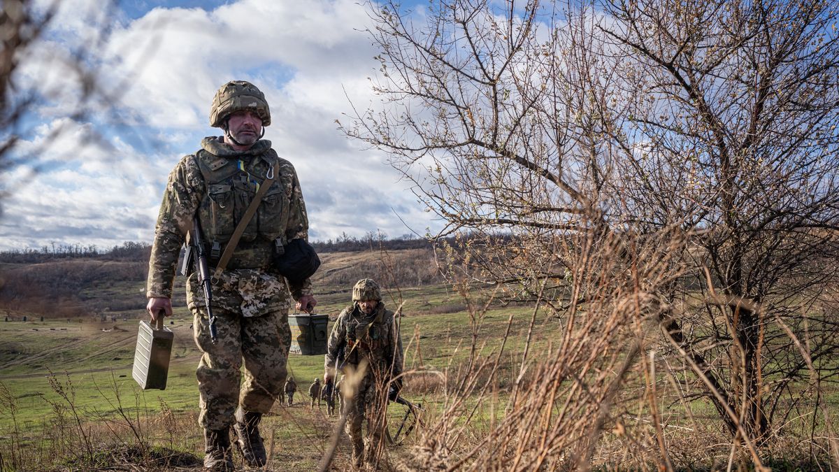 Ukraińscy żołnierze podczas szkolenia w Pokrowsku - zdjęcie ilustracyjne