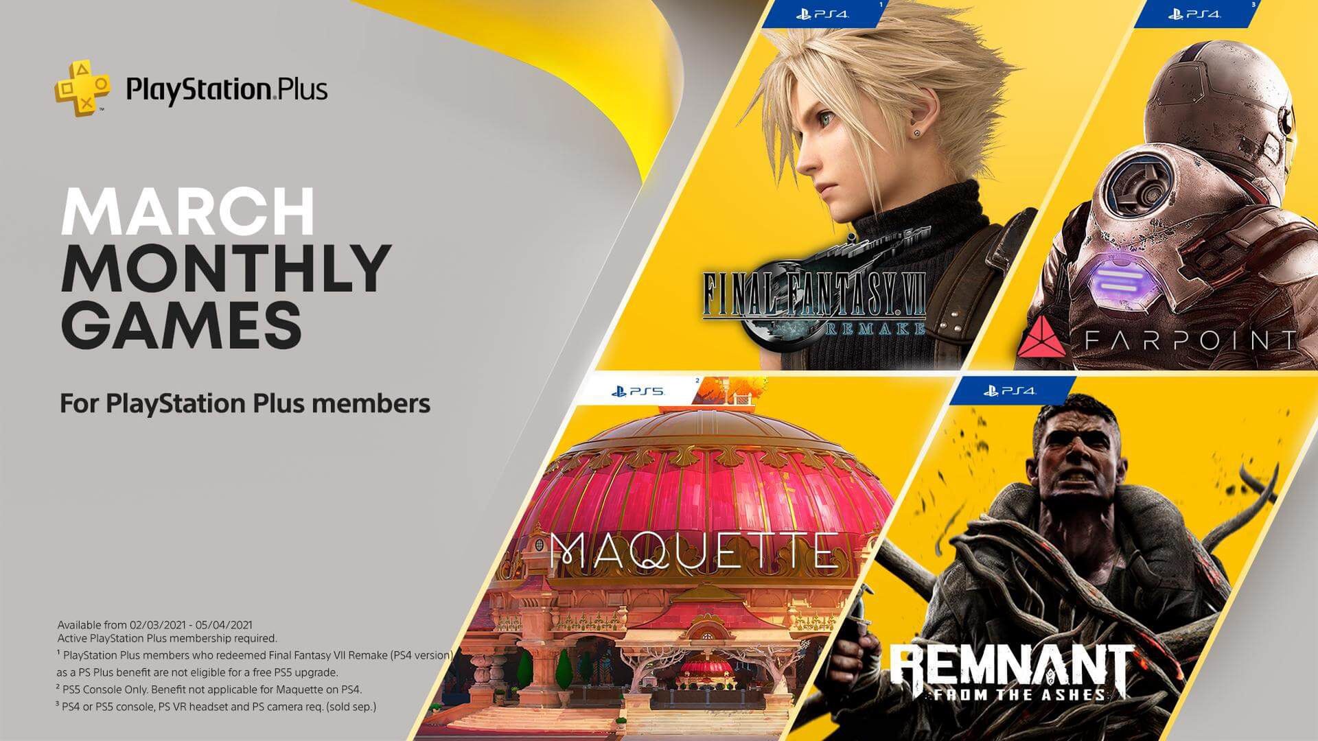PS Plus marzec 2021
