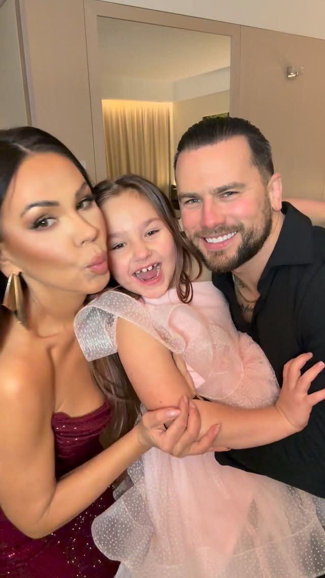 Sylwia Bomba z rodziną