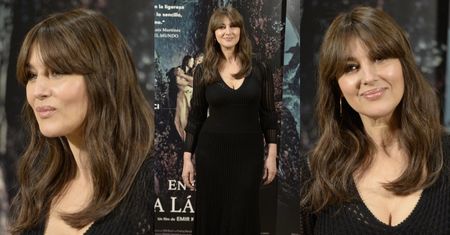 Monica Bellucci z grzywką promuje nowy film (ZDJĘCIA)