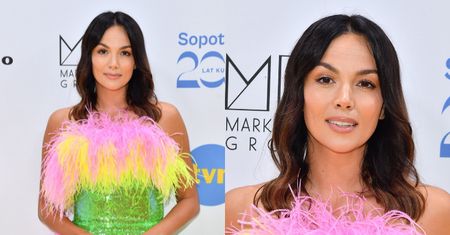 Paulina Krupińska błyszczy niczym kula dyskotekowa w kolorowej mini na Top of the Top Sopot Festival (ZDJĘCIA)