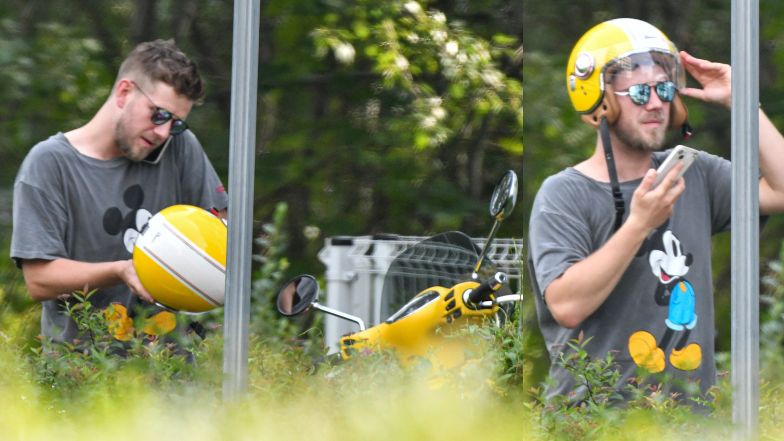 Antek Królikowski odwiedza syna w towarzystwie matki i ciotki