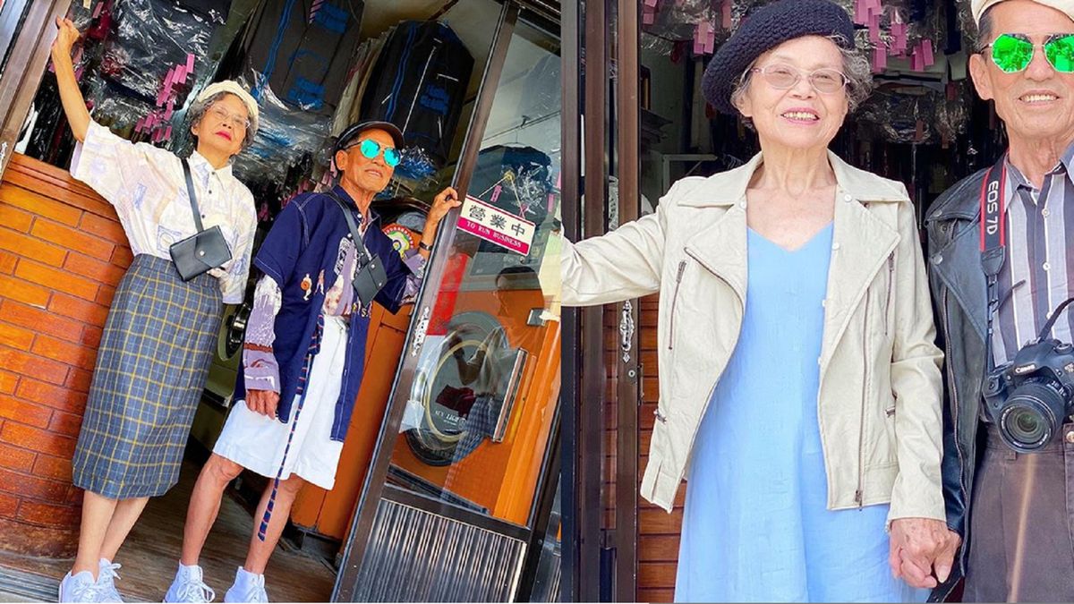 Ta starsza para podbija Instagram. Tworzą stylizacje z ubrań znalezionych w pralni 1