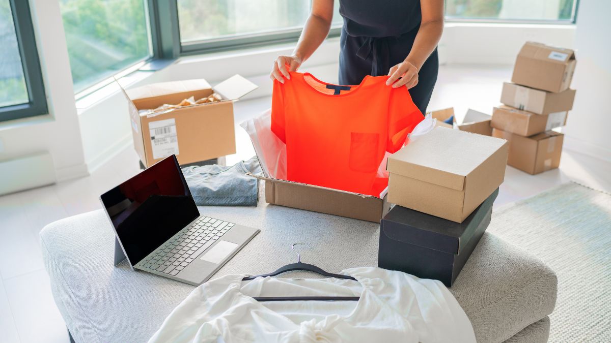 Sprzedaż na Vinted.