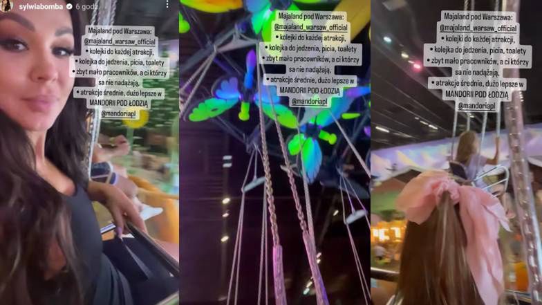 Sylwia Bomba z córką i nowym partnerem