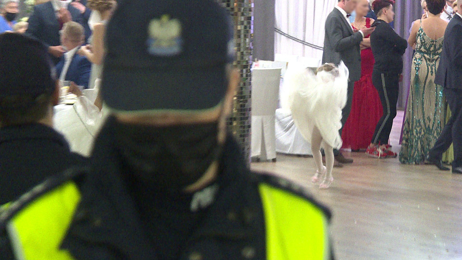 Tak wyglądał głośny wjazd policji na wesele. Mamy zdjęcia