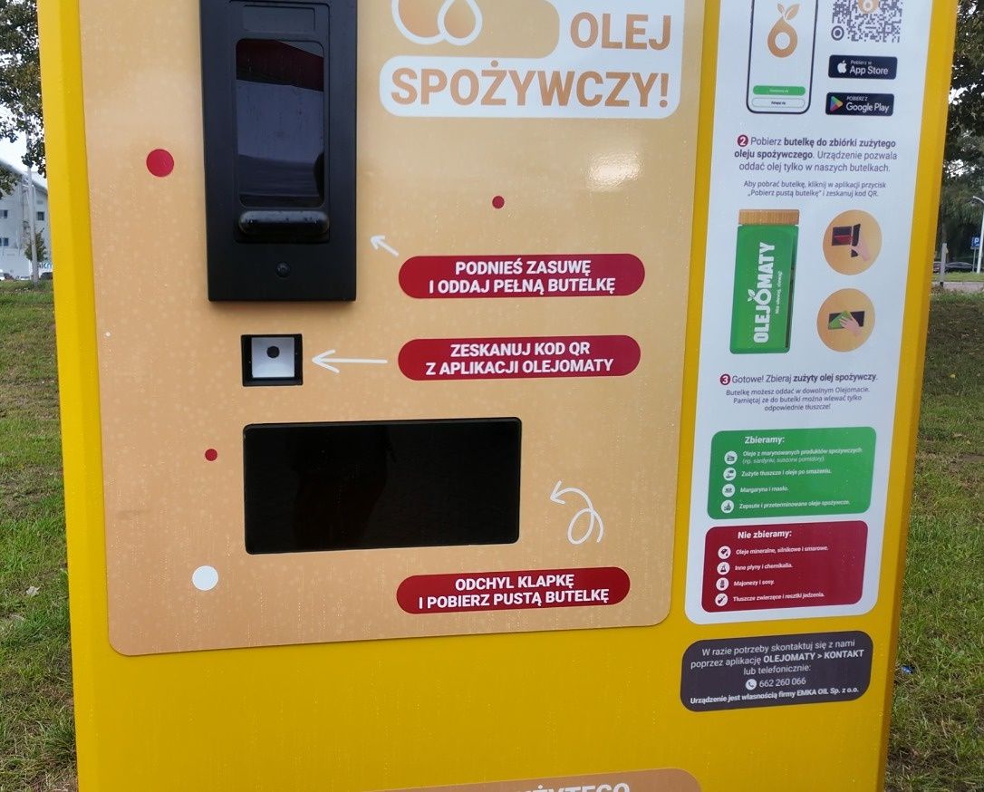 Pierwszy olejomat na stacji Orlen w Płocku 