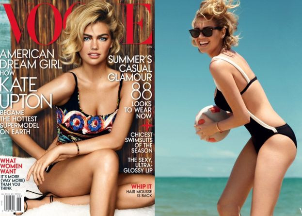 "Vogue" o Kate Upton: "NAJSEKSOWNIEJSZA SUPERMODELKA NA ŚWIECIE"! (ZDJĘCIA)