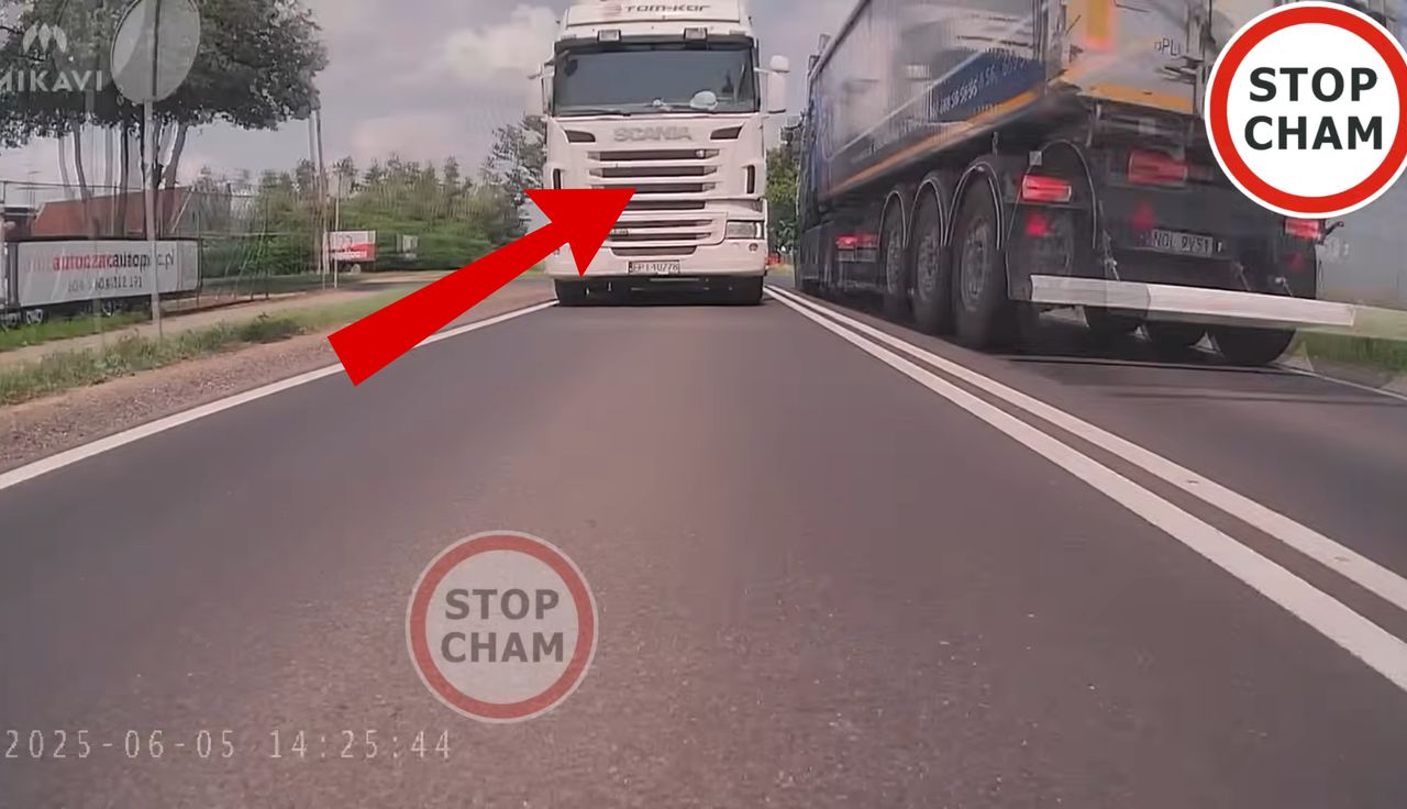 Kierowcy musieli uciekać. Co on zrobił? Skandal na drodze