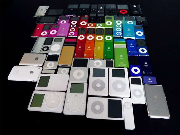 Kolekcja iPodów (Fot. Ilounge.com)