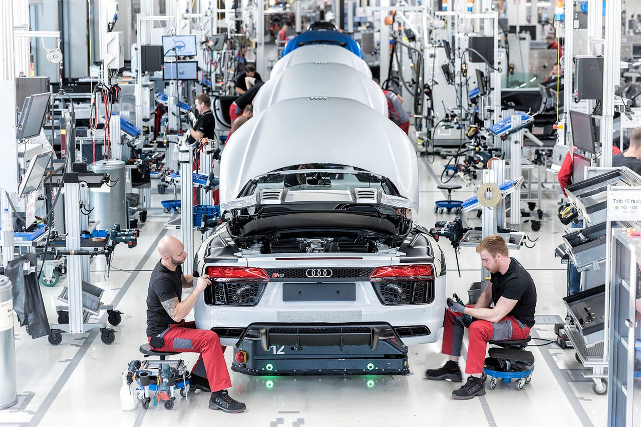 Fabryka Audi R8 w Neckarsulm