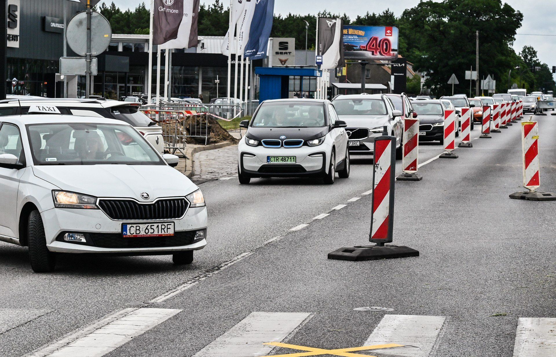 Utrudnienia na Fordońskiej to już fakt. Prace mają potrwać około dwóch miesięcy.