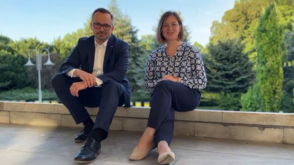 Marcin Horała i Paulina Matysiak