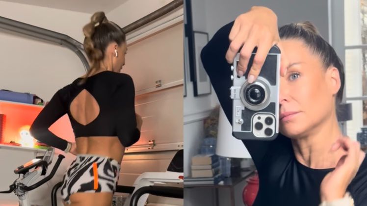 Małgorzata Rozenek-Majdan "zasuwa" na bieżni