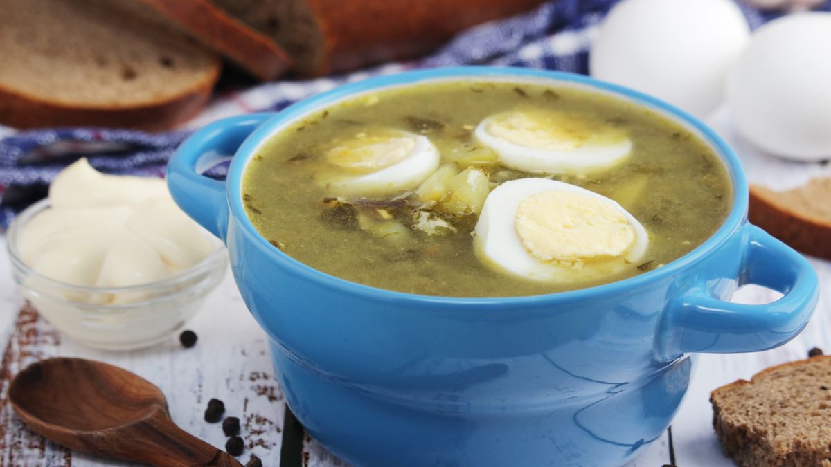 Kremowa zupa szczawiowa