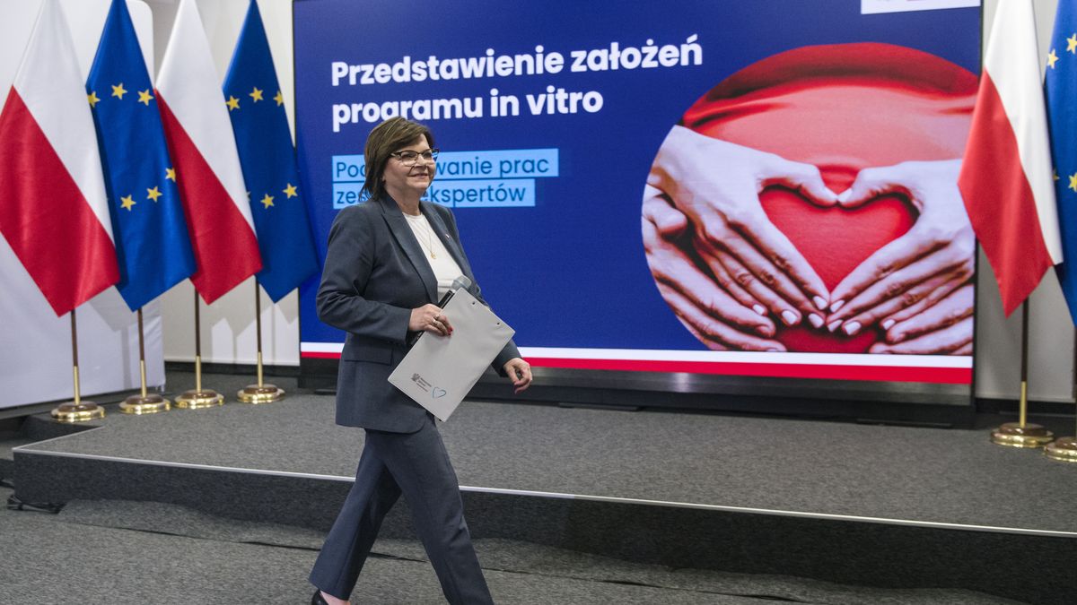 Izabela Leszczyna ogłosiła dane dotyczące in vitro.