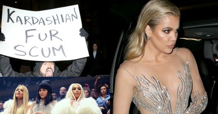 Kardashianki zaatakowane przez obrońców zwierząt! "Futrzane ścierwa" (ZDJĘCIA)