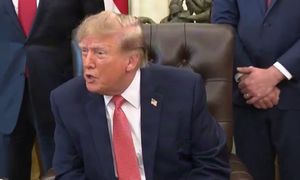 "Coś jest z tobą nie tak". Trump zrugał dziennikarza