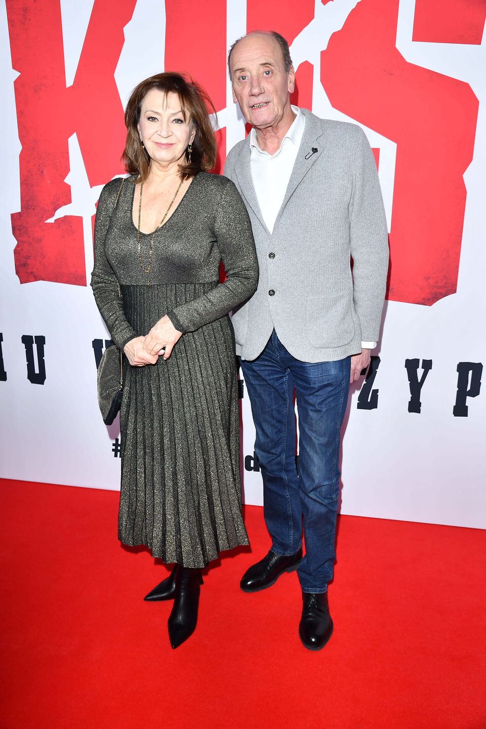 Grażyna Strachota i Dariusz Szpakowski na premierze filmu "Kos"