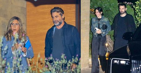 Jennifer Aniston i Courteney Cox mkną na podwójną randkę z MŁODSZYMI partnerami
