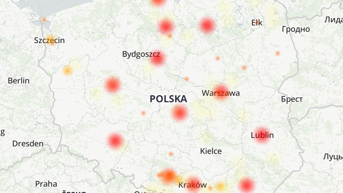 Awaria internetu