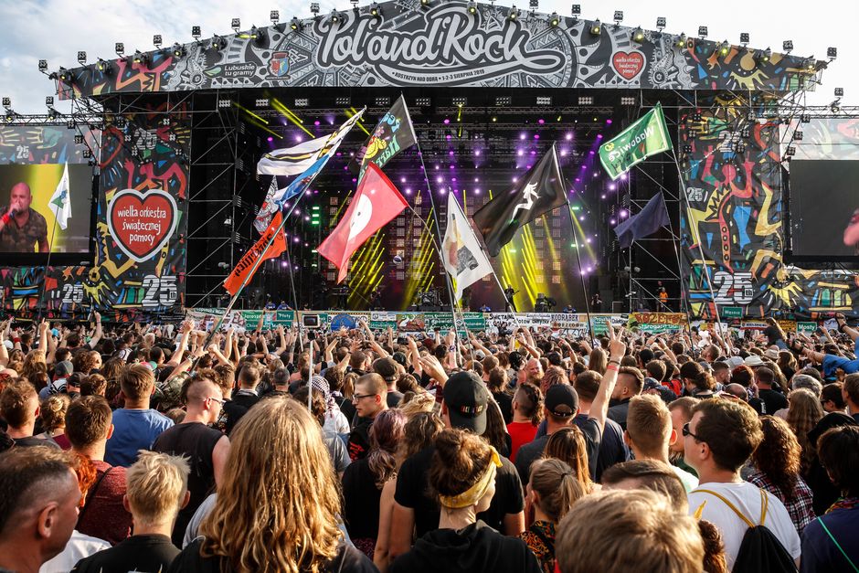 publiczność na Pol'and'Rock Festival 2019