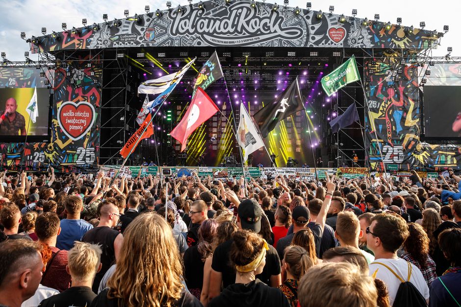 publiczność na Pol'and'Rock Festival 2019