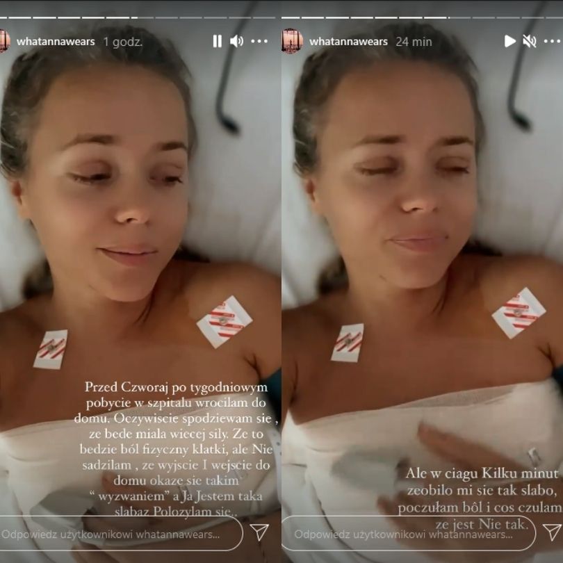 Anna Skura znów nagrywa ze szpitalnego łóżka