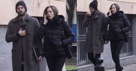Zmartwiony Radzimir Dębski z dziewczyną. POKŁÓCILI SIĘ?