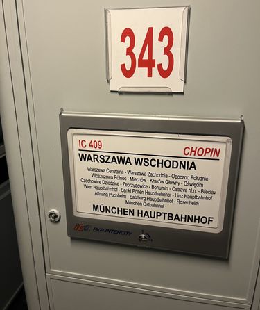 Pociąg Chopin rusza z Warszawy Centralnej o godz. 19:43