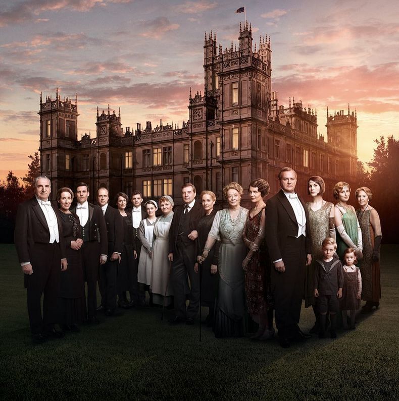 Na planie serialu "Downton Abbey"