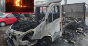 Lublin: Pożar samochodu przy stacji kolejowej. Auto całkiem spłonęło
