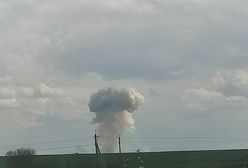 Pożar na terenie "obiektu wojskowego" w Biełgorodzie
