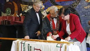 Grudziądz: Jubileusz 15-lecia szkoły "Cechu" Rzemiosł Różnych. Nadano jej patrona i sztandar