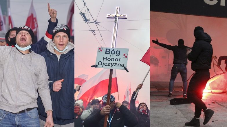 Marsz Niepodległości demoluje Warszawę