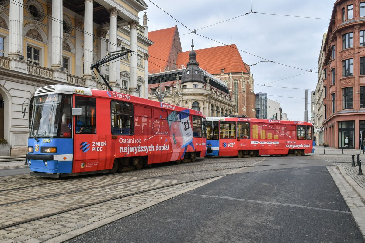 Wrocław. Ostatni rok wysokich dopłat na wymianę pieców. Przypomni o tym specjalny tramwaj