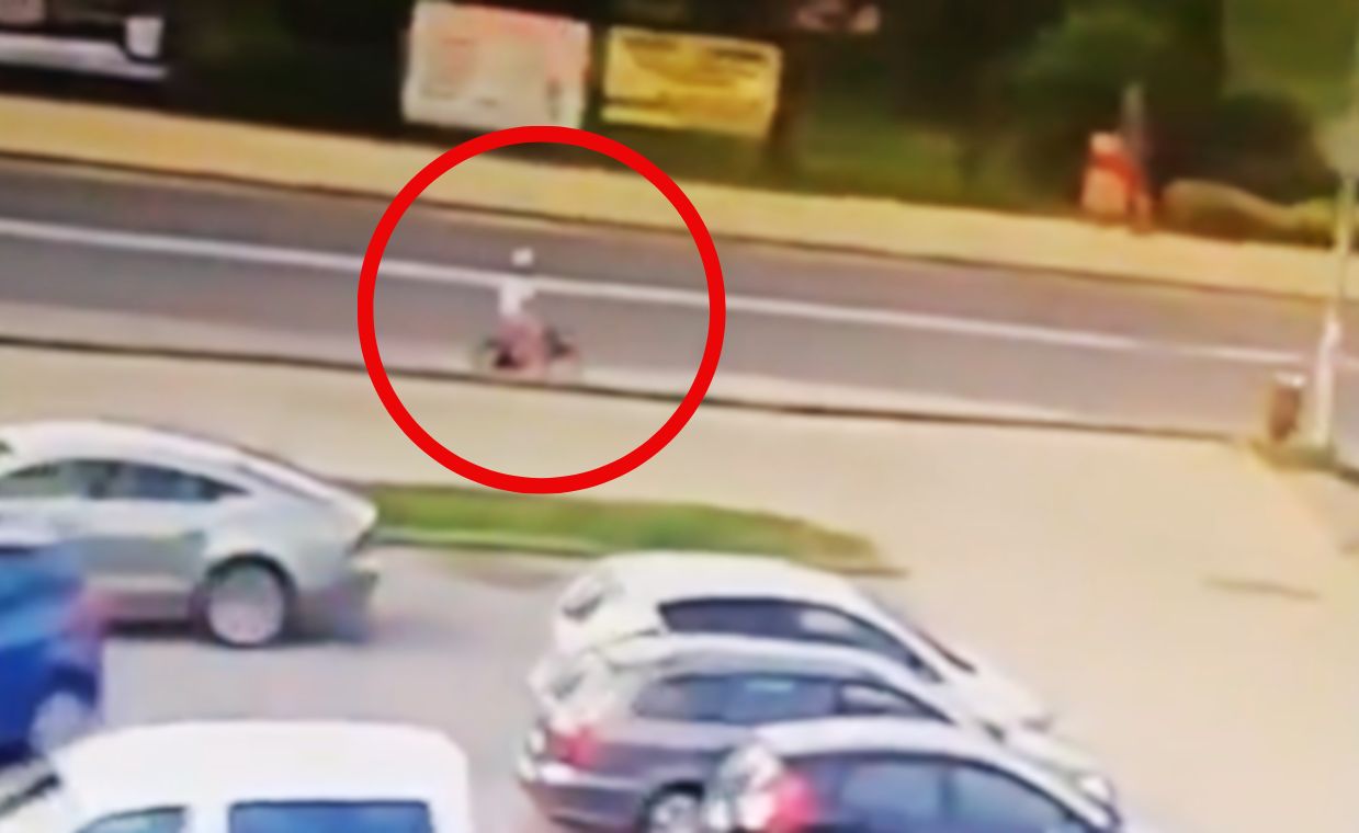 Poszedł z tatą na rower, nagle zniknął. 7-latek odjechał obejrzeć auta