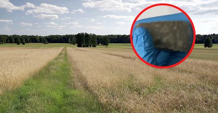 Policja już go namierzyła. Rolnik pokazał w sieci, co znalazł na polu