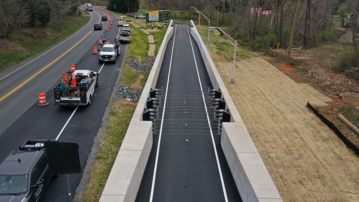 Rampa do zatrzymywania rozpędzonych samochodów
