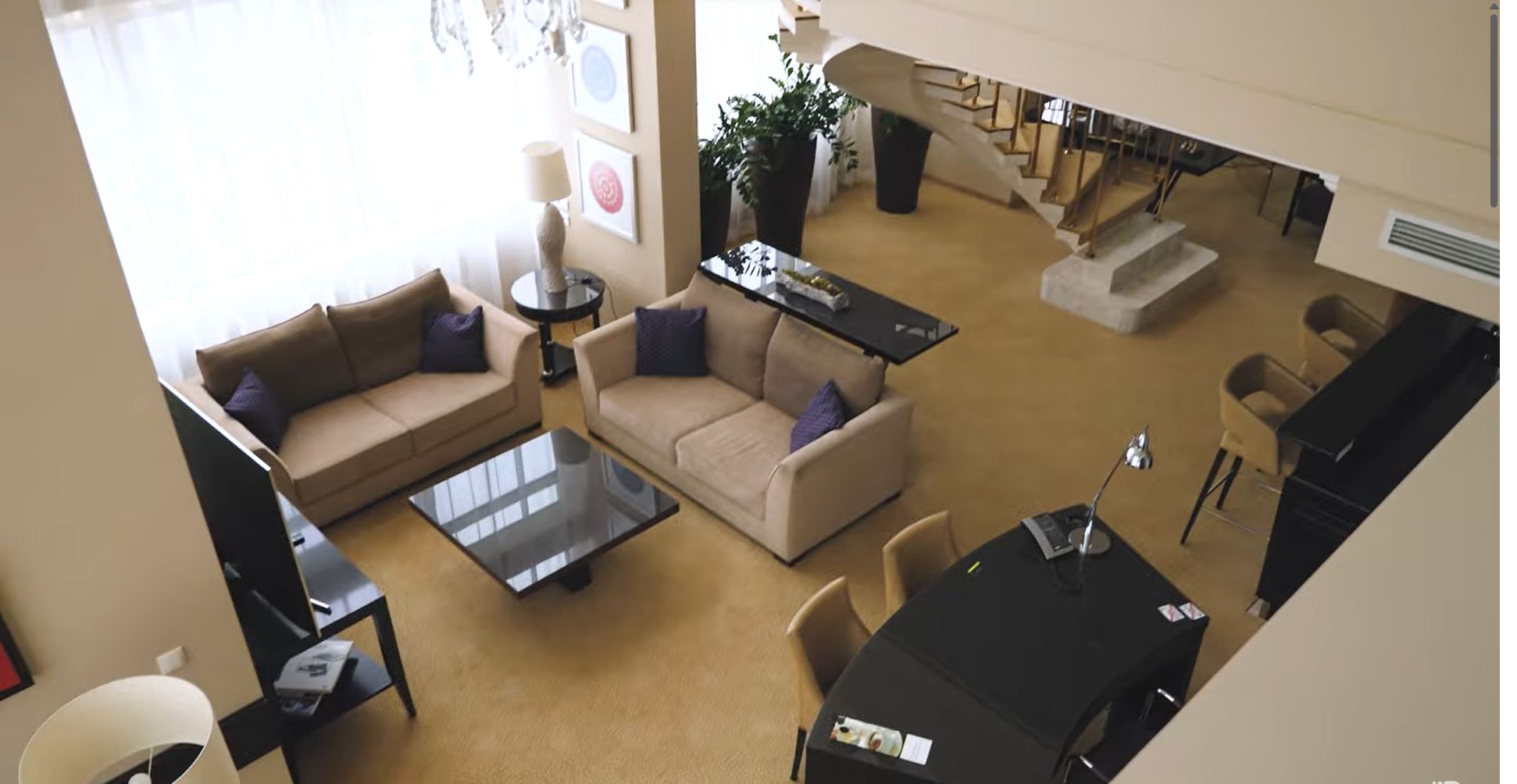 Apartament prezydencki w hotelu Mariott