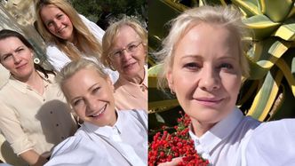 Małgorzata Kożuchowska świętuje 80. urodziny mamy i chwali się rodzinnym zdjęciem z siostrami. Podobne? (FOTO)
