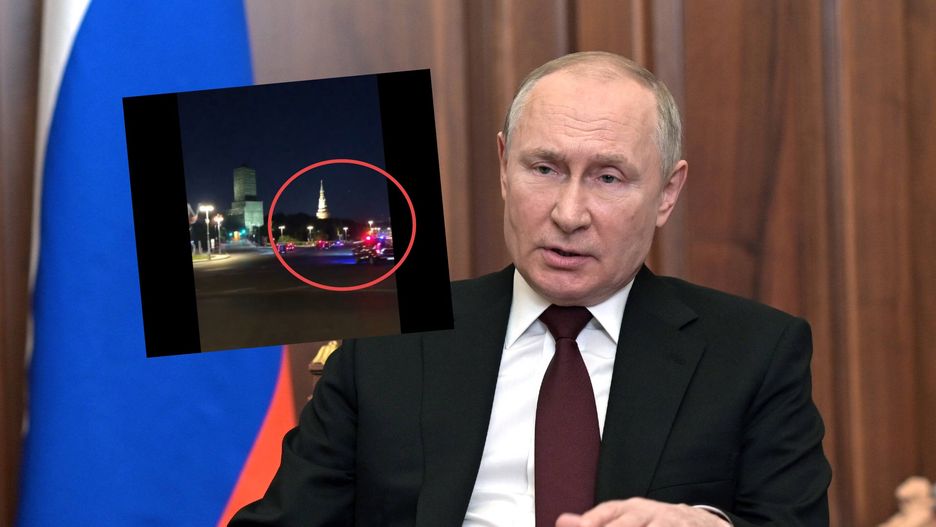 Putin miał przybyć na Kreml