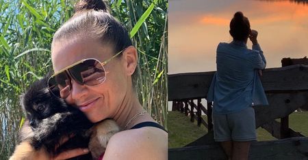 Kinga Rusin i Czarek Lis wypoczywają na Mazurach. Zachwyceni fani: "FIGURA JAK U NASTOLATKI" (FOTO)
