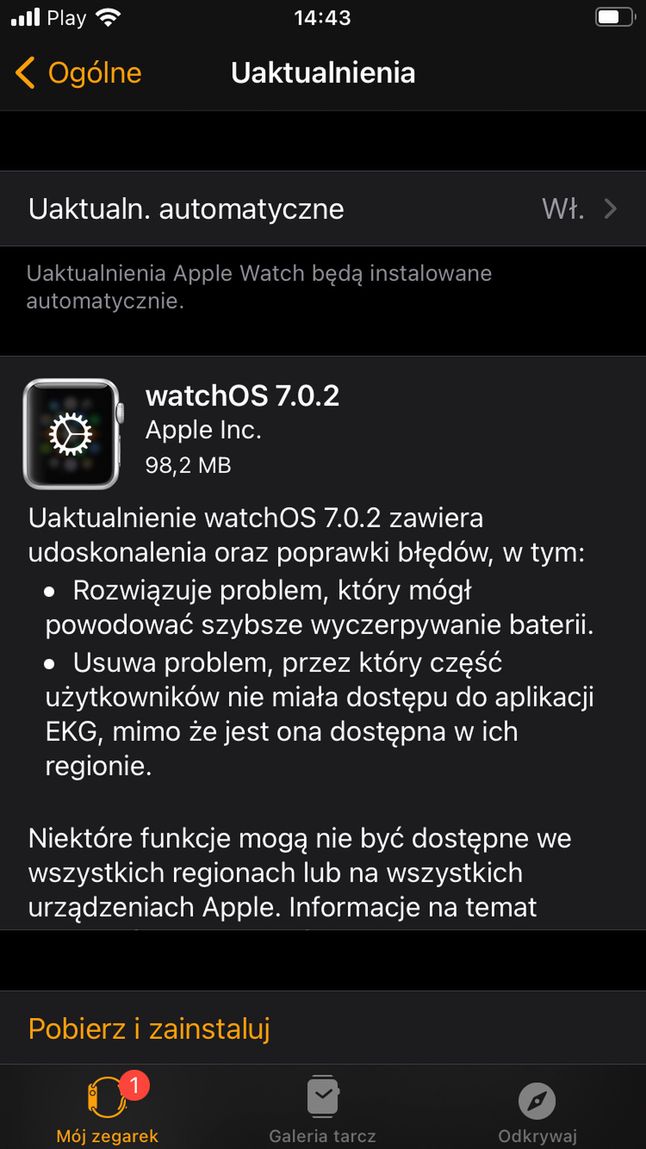 watchOS 7.0.2 (fot. Pixabay)